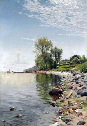 Artwork by Peder Mørk Mønsted (1859-1941)