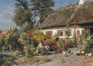 Artwork by Peder Mørk Mønsted (1859-1941)