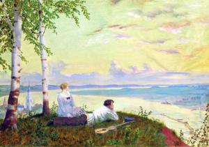 Artwork by Boris Kustodiev (1878-1927)