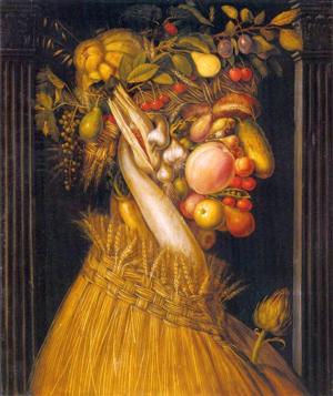 Artwork by Giuseppe Arcimboldo (1527-93)