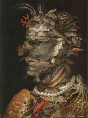 Artwork by Giuseppe Arcimboldo (1527-93)