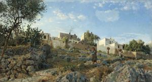 Artwork by Peder Mørk Mønsted (1859-1941)