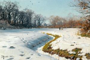 Artwork by Peder Mørk Mønsted (1859-1941)