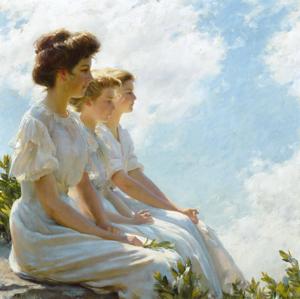 Artwork by Charles Courtney Curran (1861-1942)