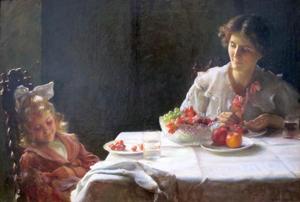 Artwork by Charles Courtney Curran (1861-1942)