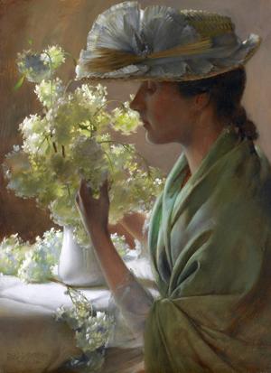 Artwork by Charles Courtney Curran (1861-1942)