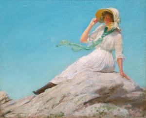 Artwork by Charles Courtney Curran (1861-1942)