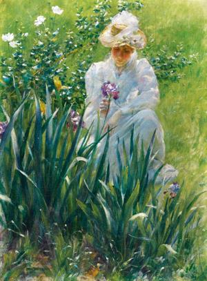 Artwork by Charles Courtney Curran (1861-1942)