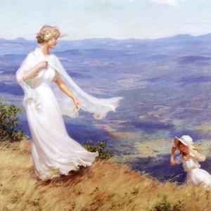 Artwork by Charles Courtney Curran (1861-1942)