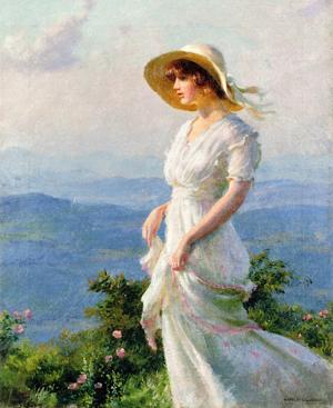 Artwork by Charles Courtney Curran (1861-1942)