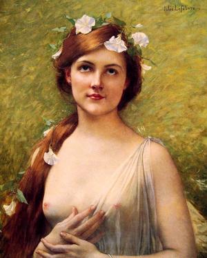 Artwork by Jules Joseph Lefebvre (1836-1911)