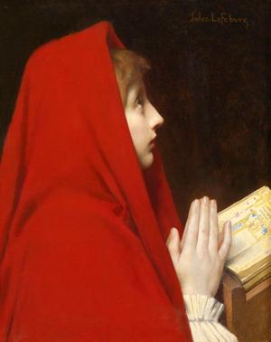 Artwork by Jules Joseph Lefebvre (1836-1911)