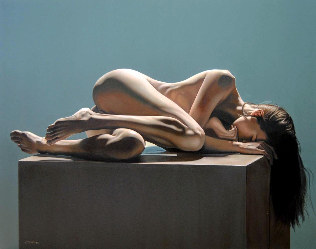 Erotic modern art of womanliness