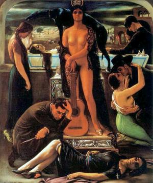 Artwork by Julio Romero de Torres (1874-1930)