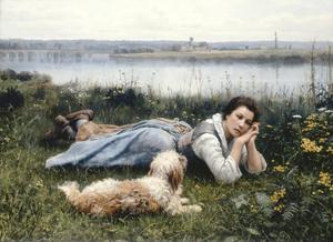 Artwork by Daniel Ridgway Knight (1839-1924)