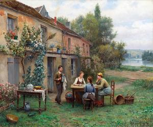 Artwork by Daniel Ridgway Knight (1839-1924)