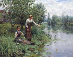 Artwork by Daniel Ridgway Knight (1839-1924)