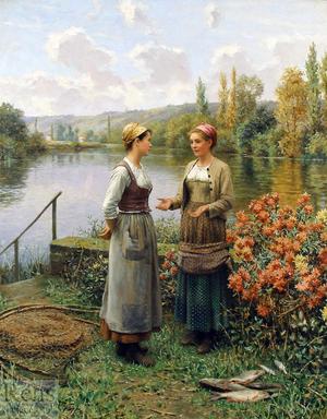 Artwork by Daniel Ridgway Knight (1839-1924)