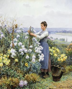 Artwork by Daniel Ridgway Knight (1839-1924)