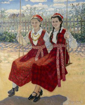 Artwork by Nikolay Bogdanov-Belsky (1868-1945)