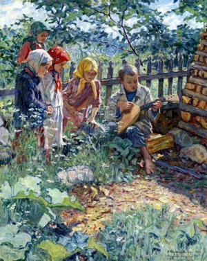 Artwork by Nikolay Bogdanov-Belsky (1868-1945)