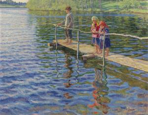 Artwork by Nikolay Bogdanov-Belsky (1868-1945)