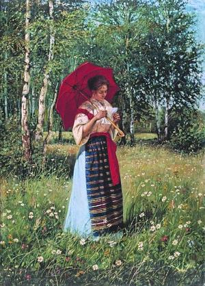 Artwork by Nikolay Bogdanov-Belsky (1868-1945)