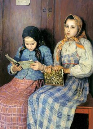 Artwork by Nikolay Bogdanov-Belsky (1868-1945)