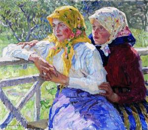 Artwork by Nikolay Bogdanov-Belsky (1868-1945)