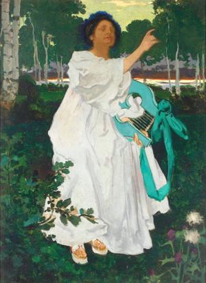 Artwork by Józef Mehoffer (1869-1946) 
