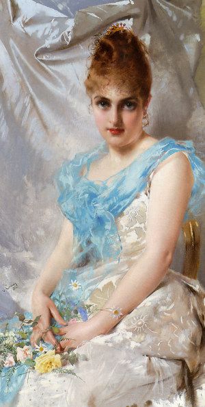 Artwork by Vittorio Matteo Corcos (1859-1933)