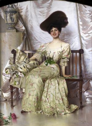 Artwork by Vittorio Matteo Corcos (1859-1933)