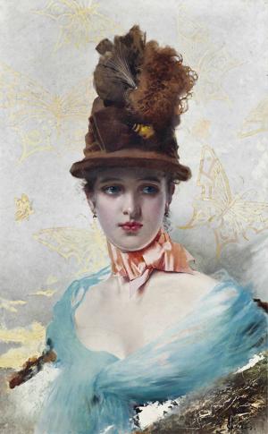 Artwork by Vittorio Matteo Corcos (1859-1933)