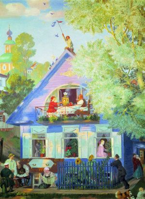 Artwork by Boris Kustodiev (1878-1927)