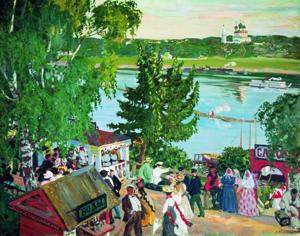 Artwork by Boris Kustodiev (1878-1927)