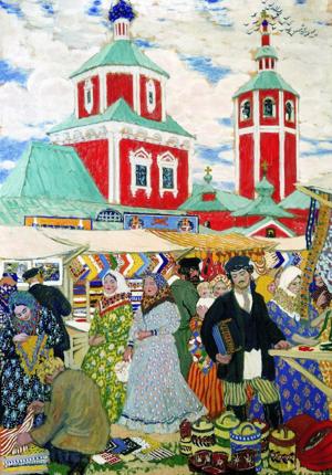 Artwork by Boris Kustodiev (1878-1927)