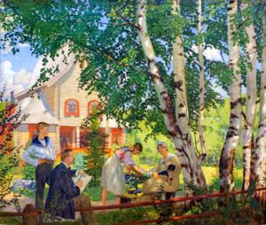 Artwork by Boris Kustodiev (1878-1927)