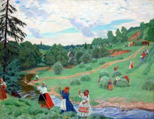 Artwork by Boris Kustodiev (1878-1927)