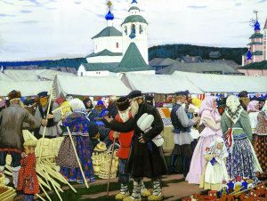 Artwork by Boris Kustodiev (1878-1927)