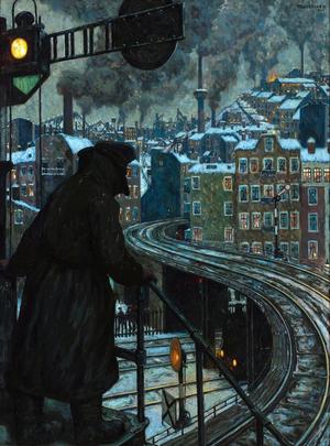 Artwork by Hans Baluschek (1870-1935)