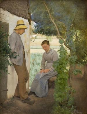 Artwork by Laurits Andersen Ring (1854-1933)