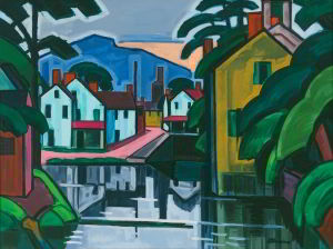 Artwork by Oscar Florianus Bluemner (1867-1938)