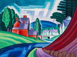 Artwork by Oscar Florianus Bluemner (1867-1938)