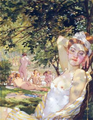 Artwork by Konstantin Somov (1869-1939)