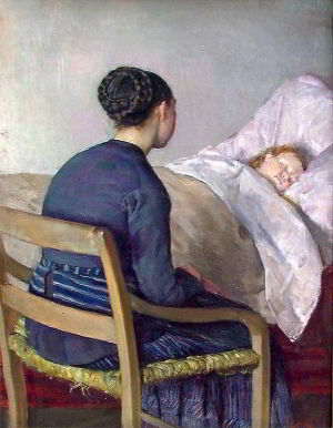 Artwork by Christian Krohg (1852-1925)