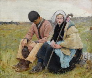 Artwork by Charles Sprague Pearce (1851-1914)