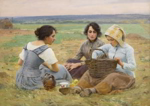 Artwork by Charles Sprague Pearce (1851-1914)