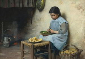 Artwork by Charles Sprague Pearce (1851-1914)