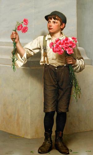 Artwork by John George Brown (1831-1913)