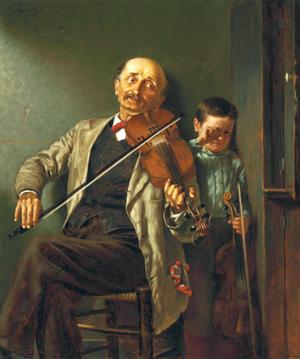 Artwork by John George Brown (1831-1913)